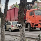 На улице Чкалова в Пензе образовалась огромная пробка из-за ДТП