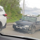 На улице Кольцова в Пензе разбился легковой автомобиль