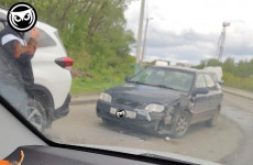 На улице Кольцова в Пензе разбился легковой автомобиль