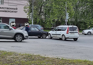 В Пензе из-за неработающего светофора случилась авария