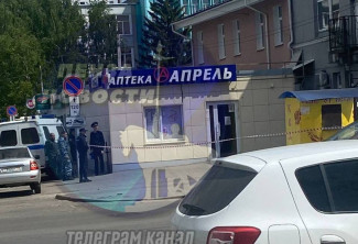 В Пензе силовики оцепили ларек с квасом