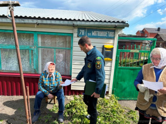 В Ленинском районе Пензы организовали противопожарные рейды