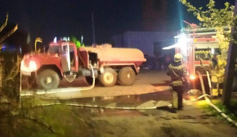 Пензенские спасатели помогли потушить пожар в поселке Мичуринский