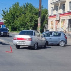 На улице Свердлова в Пензе столкнулись две машины