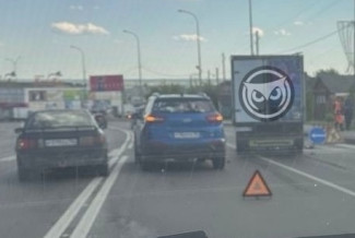 Очевидцы сообщают об аварии на улице Окружной в Пензе