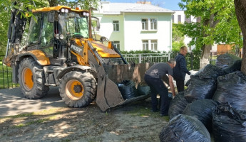 В Пензе с улиц Железнодорожного района вывезено 86 кубометров мусора