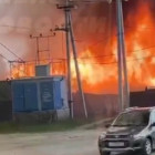 Страшный пожар в Сосновоборске уничтожил два жилых дома