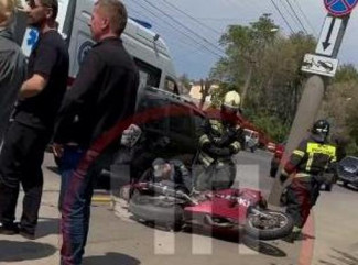 На улице Тухачевского в Пензе в страшное ДТП попал мотоциклист