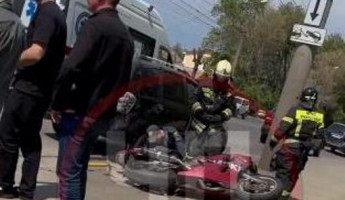 На улице Тухачевского в Пензе в страшное ДТП попал мотоциклист