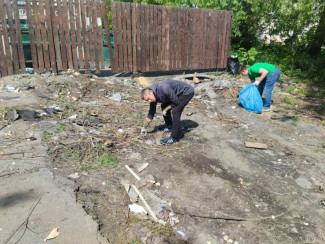 В Пензе навели порядок и чистоту на территории Ленинского района