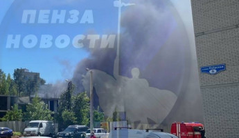 Очевидцы сообщают о серьезном пожаре в Заречном