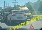 У Новозападного кладбища в Пензе случилось массовое ДТП. ВИДЕО