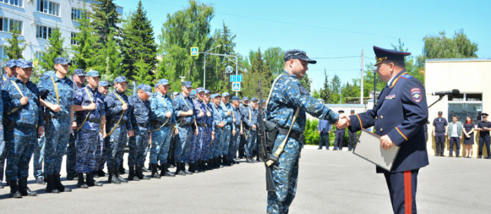В Пензу из Северо-Кавказского региона вернулся сводный отряд полиции