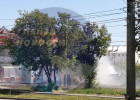 Пензенцы сообщают о пожаре возле торгового центра Луч