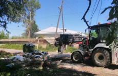 В Пензе с улиц Железнодорожного района вывезли 147 кубометров мусора
