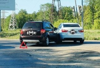 В Пензе произошла авария на дублере улицы Окружной