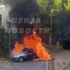 В Пензе дети подожгли тополиный пух, но от него вспыхнул автомобиль