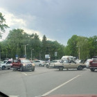 На улице Лермонтова в Пензе осложнено движение из-за ДТП