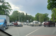На улице Лермонтова в Пензе осложнено движение из-за ДТП