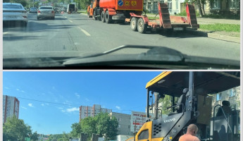 На улице Кулакова в Пензе осложнено движение из-за ремонтных работ