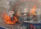 В Пензенском районе внутри горящей машины находился человек – МЧС