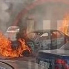 В Пензенском районе внутри горящей машины находился человек – МЧС