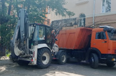 В Пензе с улиц Железнодорожного района вывезли 110 кубометров мусора