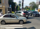 На улице Чкалова в Пензе образовалась пробка из-за аварии