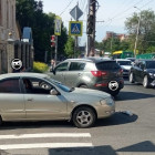 На улице Чкалова в Пензе образовалась пробка из-за аварии