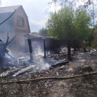Появились новые фото с места большого пожара на улице Ново-Казанской в Пензе