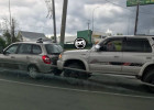 На улице Кижеватова в Пензе случилась авария, движение осложнено