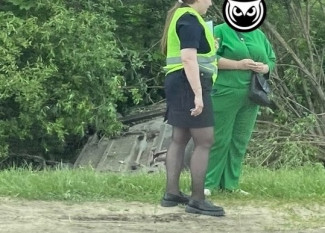 На трассе в Пензенской области легковушка вылетела в кювет и перевернулась
