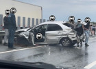 На выезде из Пензы разбился легковой автомобиль