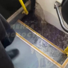 В Пензе во время сильного ливня затопило пассажирский автобус
