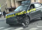 Возле ЦУМа в Пензе жестко столкнулись две машины
