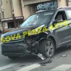 Возле ЦУМа в Пензе жестко столкнулись две машины