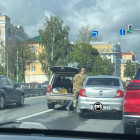 В Пензе из-за аварии парализовало улицу Кирова