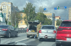 В Пензе из-за аварии парализовало улицу Кирова