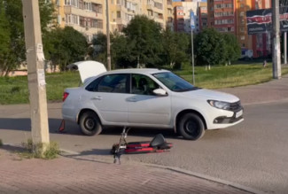 На улице Терновского в Пензе сбили ехавшего на самокате ребенка