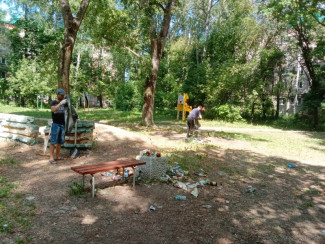В Пензе благоустроили территории Железнодорожного и Ленинского районов