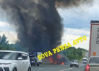Огромная фура, сгоревшая под Пензой, перевозила спички – МЧС