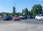 В Пензе случилась авария на новой кольцевой развязке в микрорайоне ГПЗ