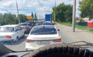 Пензенцев предупреждают об огромной пробке на Сурском мосту