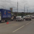 На улице Чехова в Пензе образовалась пробка из-за ДТП