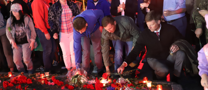 В Пене провели патриотическую акцию Свеча памяти