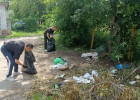 На улицах Железнодорожного района Пензы навели санитарный порядок