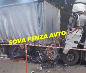 В Пензенской области случилась жуткая авария с тремя фурами. ВИДЕО