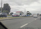 На Арбековском путепроводе в Пензе образовалась пробка из-за ДТП