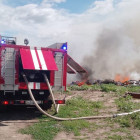 Пензенские спасатели помогли потушить крупный пожар в Чаадаевке