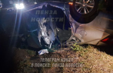 В Пензенской области случилось жуткое ДТП: машина превратилась в железное месиво